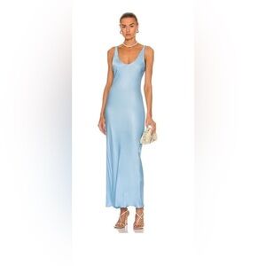 L'AGENCE Light Blue Dress